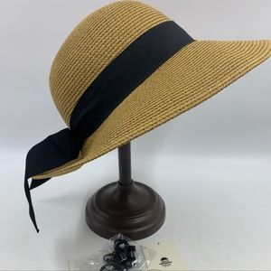 Straw Hat Womens Summer Beach Sun Travel Foldable